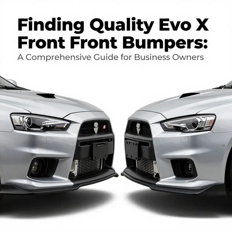 A thriving automotive manufacturing hub in Guangdong, showcasing the production of Evo X front bumpers.