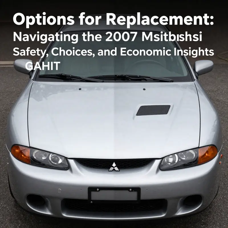 The 2007 Mitsubishi Eclipse hood showcases a blend of safety features and aesthetic appeal.