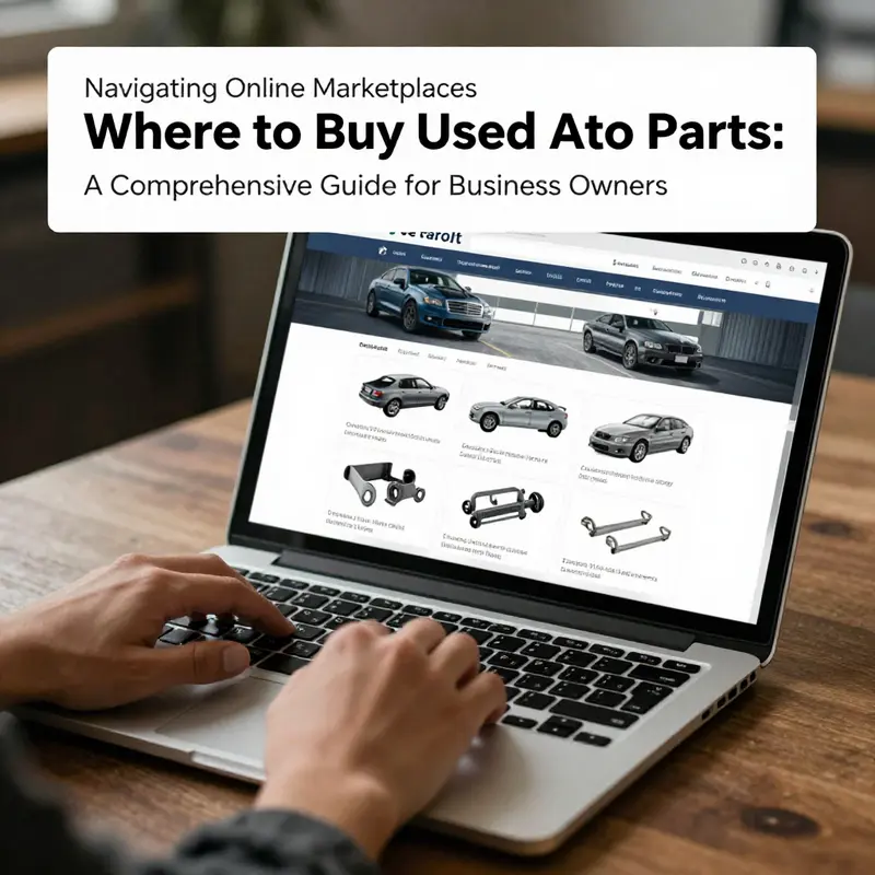 A vibrant auto parts market where business owners can find reliable used parts.