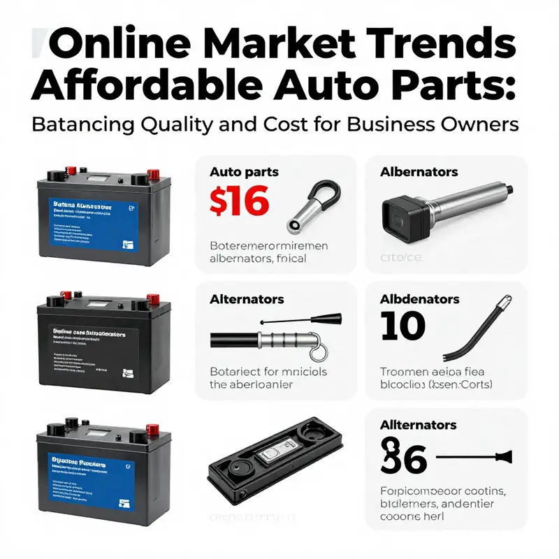 Online platforms provide diverse options for affordable auto parts, enhancing purchasing flexibility.