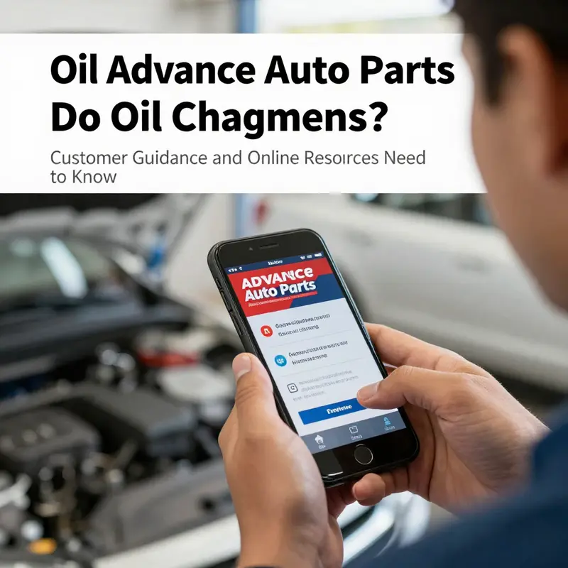 An overview of the automotive services offered at Advance Auto Parts including oil changes and maintenance.