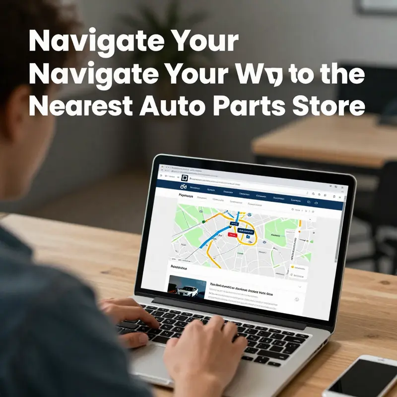 Advanced GPS technology illustrating local auto parts store locations seamlessly.