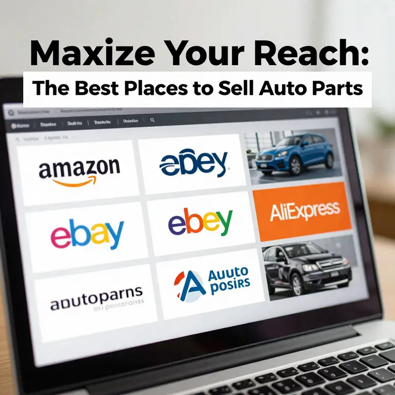 Engaging with a variety of online marketplaces enhances accessibility for auto part sales.