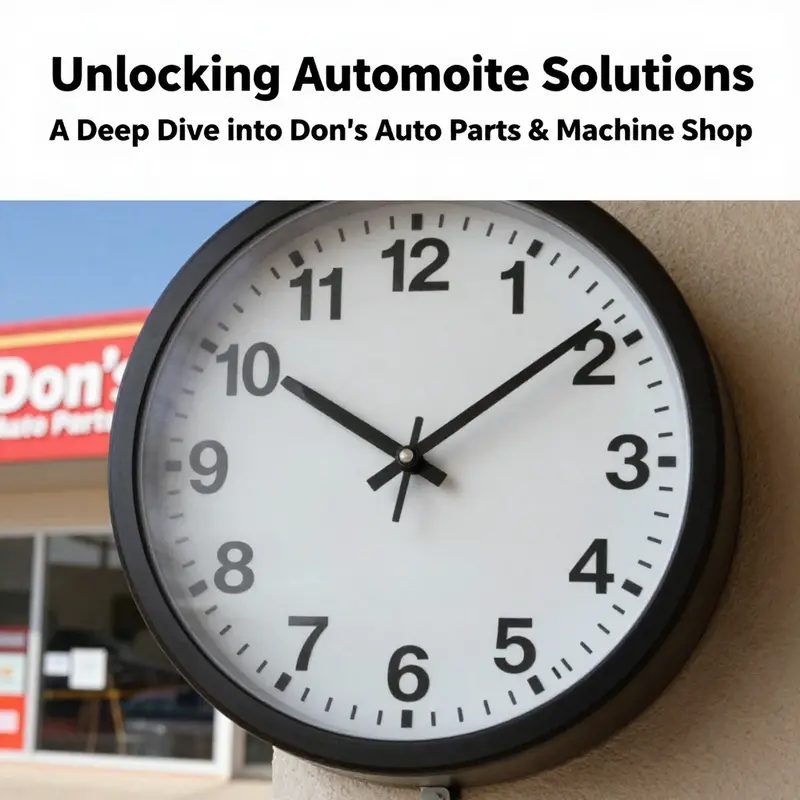 Diverse offerings at Don’s Auto Parts & Machine Shop, showcasing a wide range of automotive parts and tools.