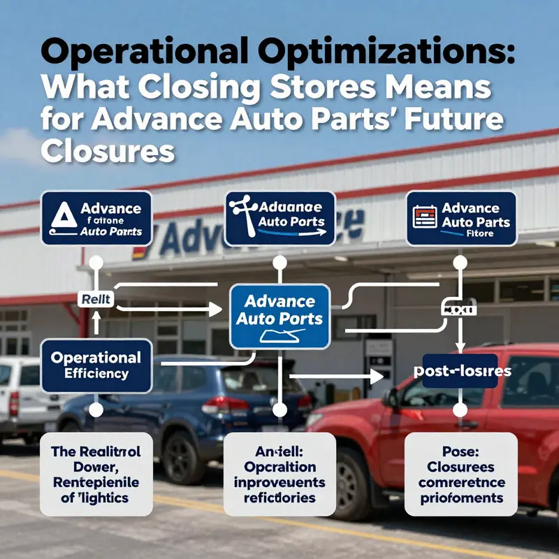 Visualizing the strategic planning behind Advance Auto Parts store closures.