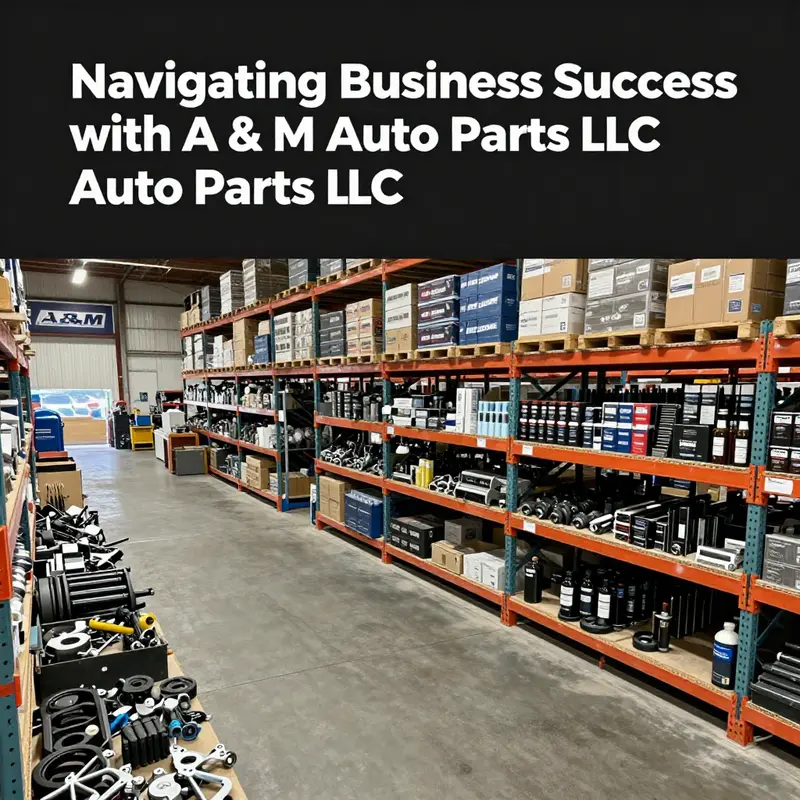 Registration documents and the business license of A & M Auto Parts LLC highlight its official establishment.
