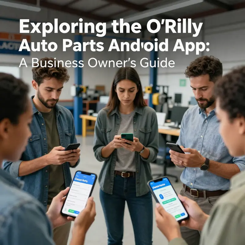 An overview of the prominent features and functionalities of the O’Reilly Auto Parts Android app.