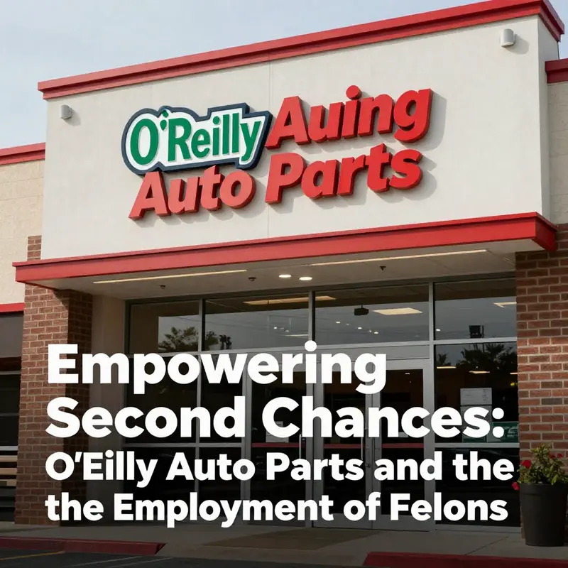 An inviting O’Reilly Auto Parts store, symbolizing the company’s commitment to inclusive hiring practices.