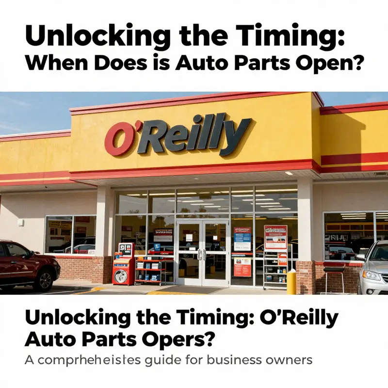 An exterior shot of O'Reilly Auto Parts, showing the store and its parking area.