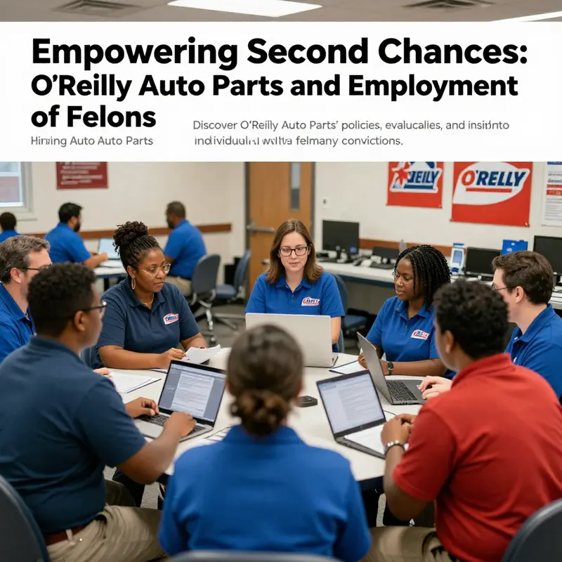 View of a diverse and vibrant workplace at O'Reilly Auto Parts, showcasing teamwork among employees.