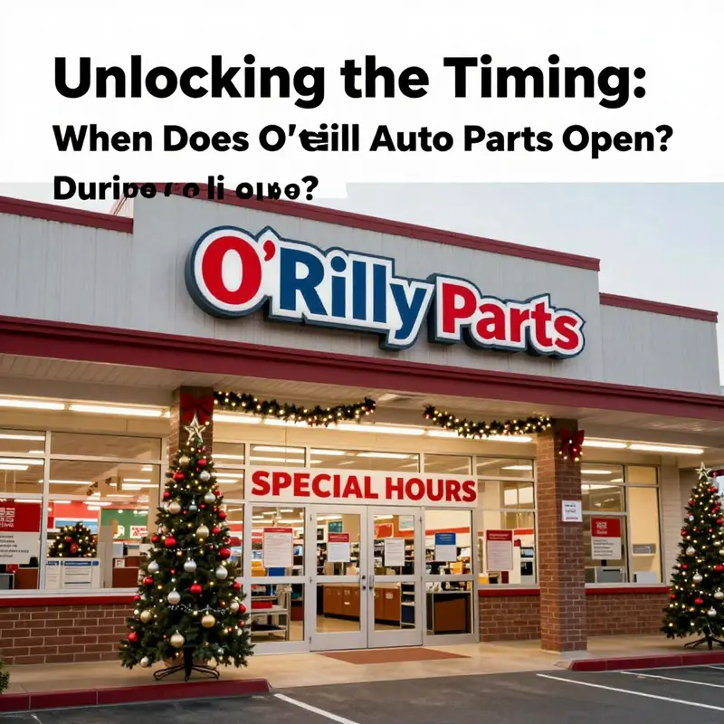 The O’Reilly Auto Parts store bustling with activity just after opening.