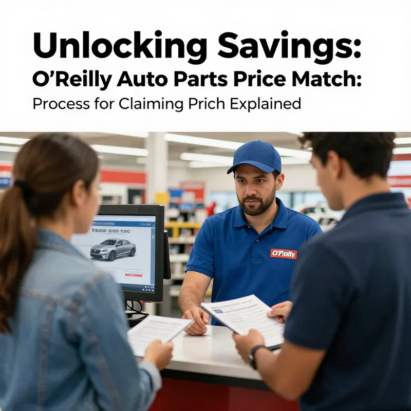 An overview of O’Reilly Auto Parts’ price match policy highlighting their commitment to competitive pricing.