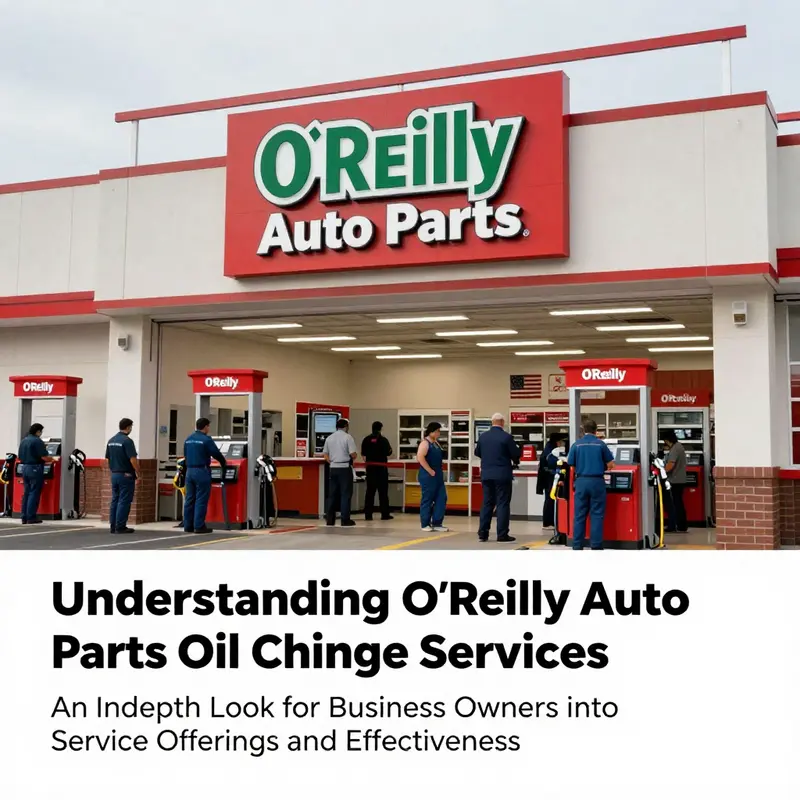 A modern O'Reilly Auto Parts location with visible service offerings.
