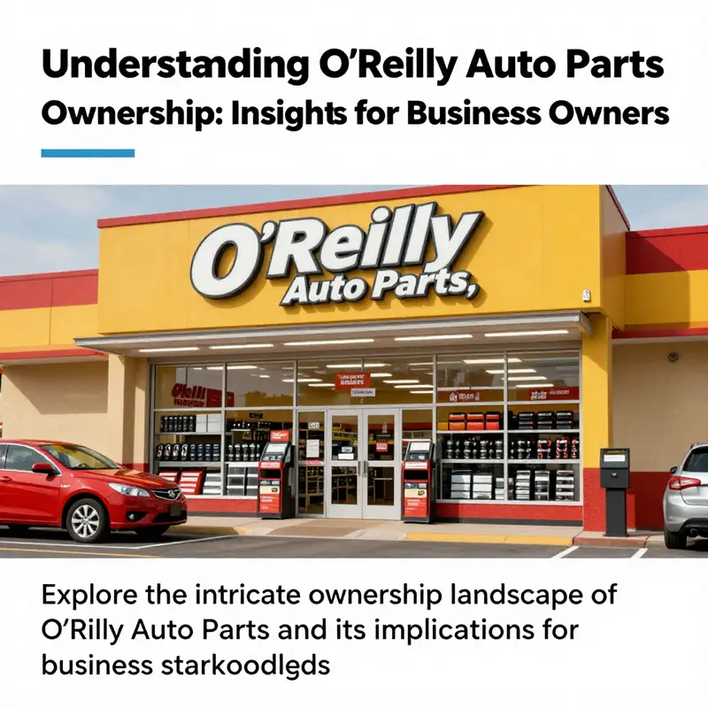 Cover image depicting a bustling O'Reilly Automotive parts store, embodying the company's industry presence.