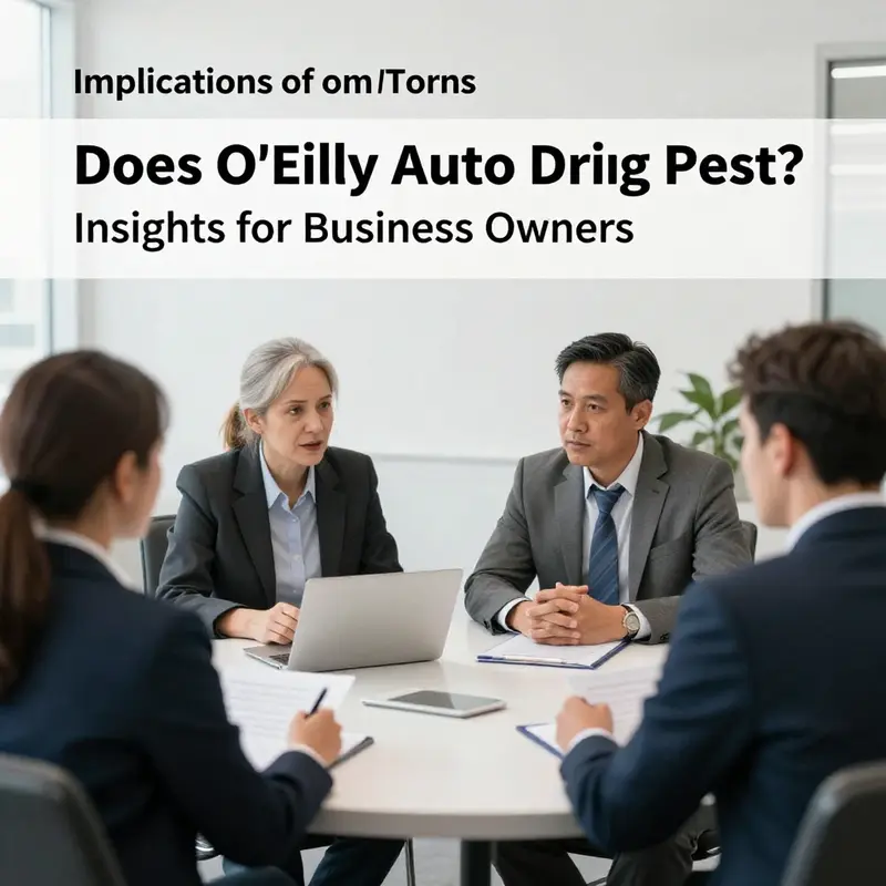 Employees at a retail location provide customer service, reflecting O’Reilly’s no-drug-test policy.