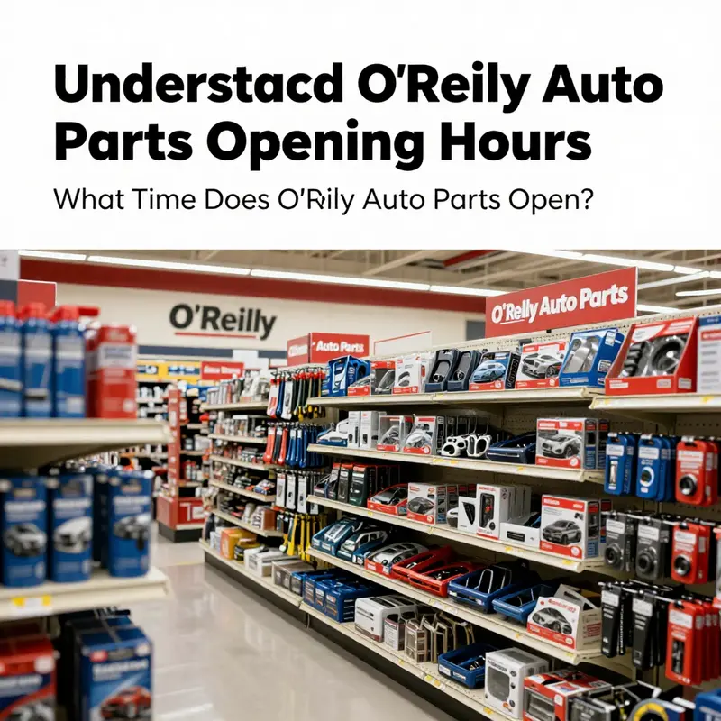 An interior view of an O’Reilly Auto Parts store, highlighting the variety of products available.