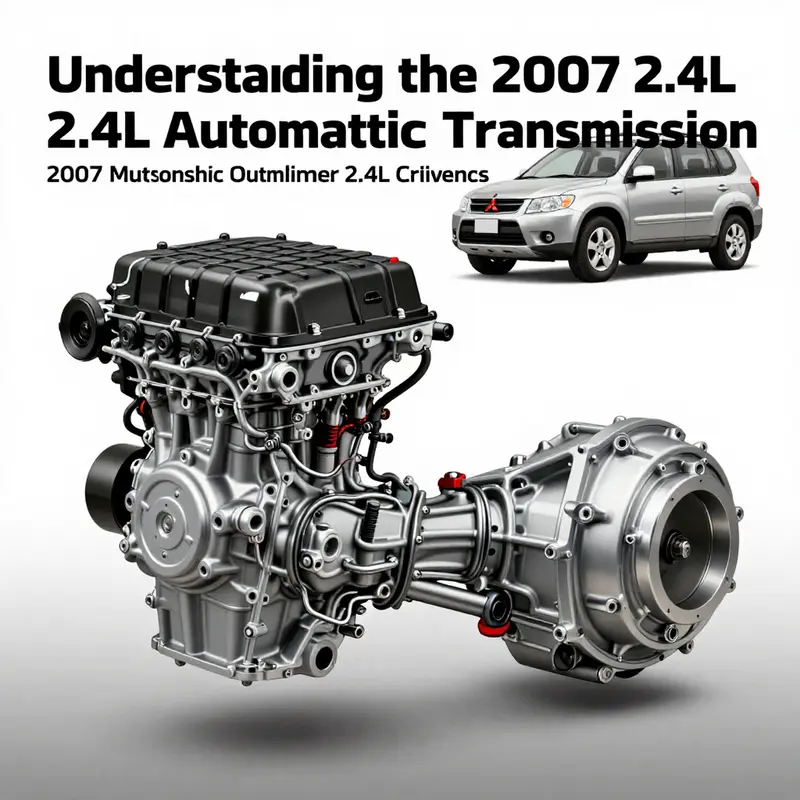 Specifications of the 2007 Mitsubishi Outlander 2.4L Automatic Transmission.
