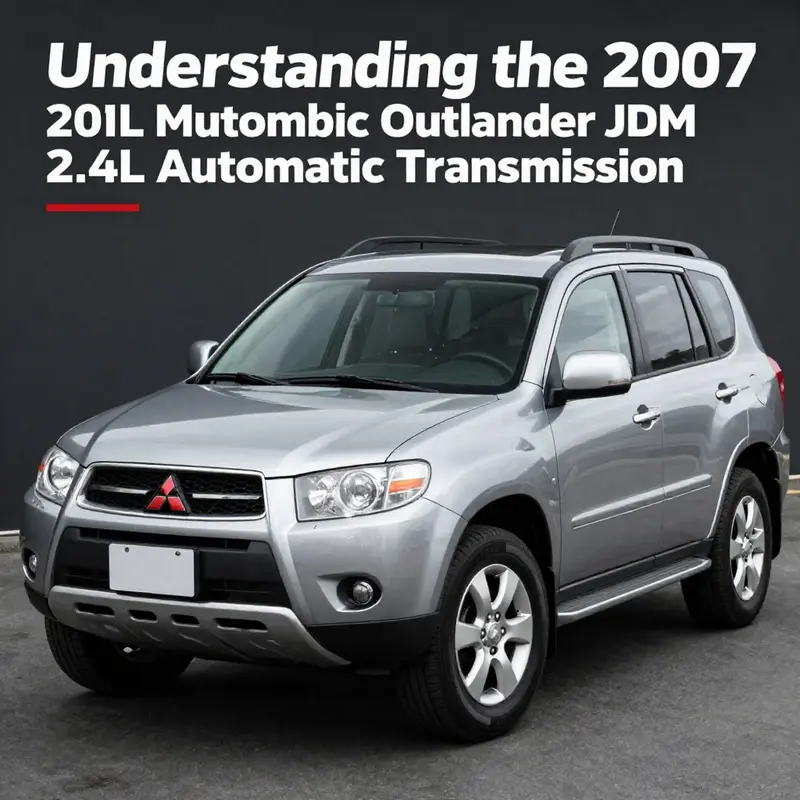 Specifications of the 2007 Mitsubishi Outlander 2.4L Automatic Transmission.