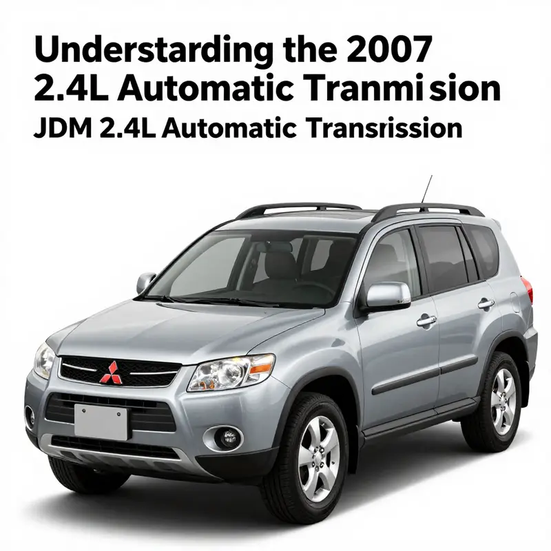 Specifications of the 2007 Mitsubishi Outlander 2.4L Automatic Transmission.