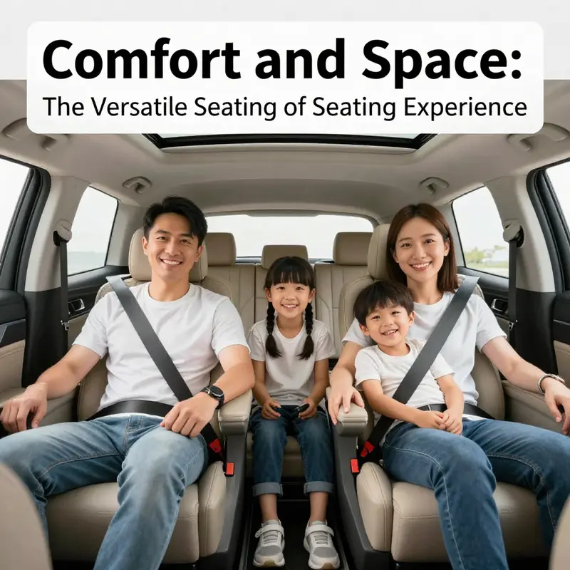 A comparison of the 5-seater and 7-seater configurations in a Mitsubishi Outlander.
