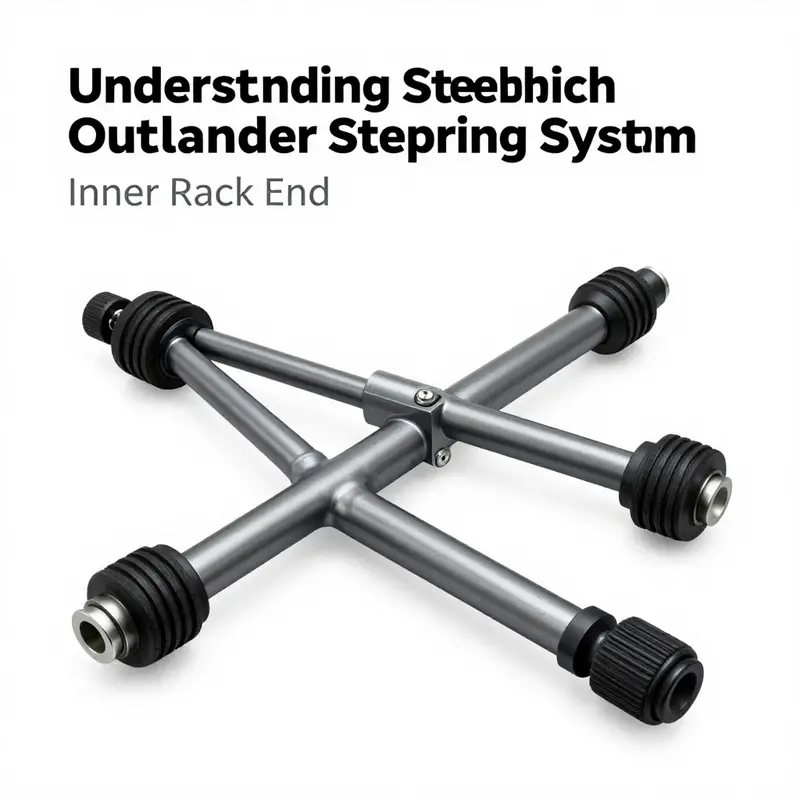 High-pressure and low-pressure power steering hoses of Mitsubishi Outlander, critical for effective steering.