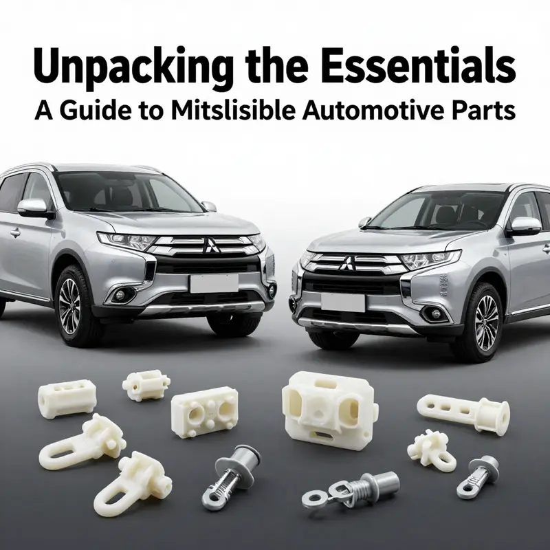 An overview of key components in the Mitsubishi Pajero highlighting its robust design.