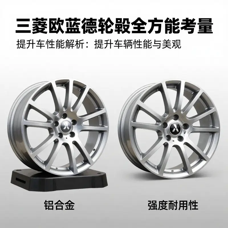 多种轮毂型号对比,展示规格与外观差异