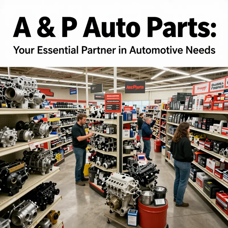 The welcoming interior of A & P Auto Parts where customers find a wide selection of quality auto parts.