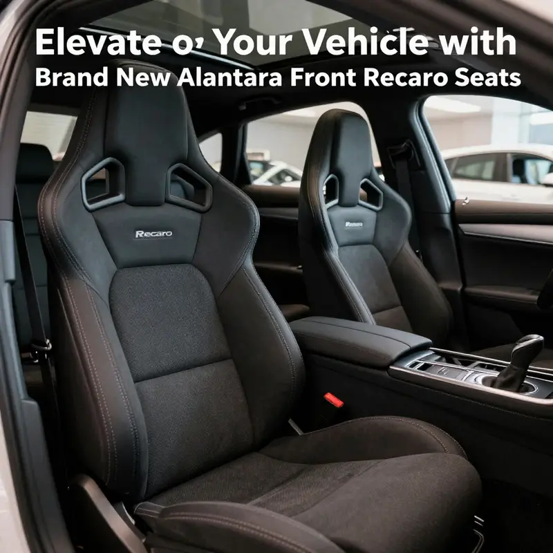 Brand new Alcantara front Recaro seats combine luxury with high performance.