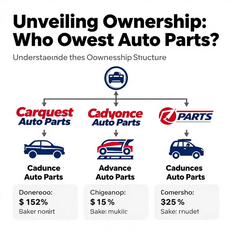 An informative infographic detailing Carquest’s ownership under Advance Auto Parts.