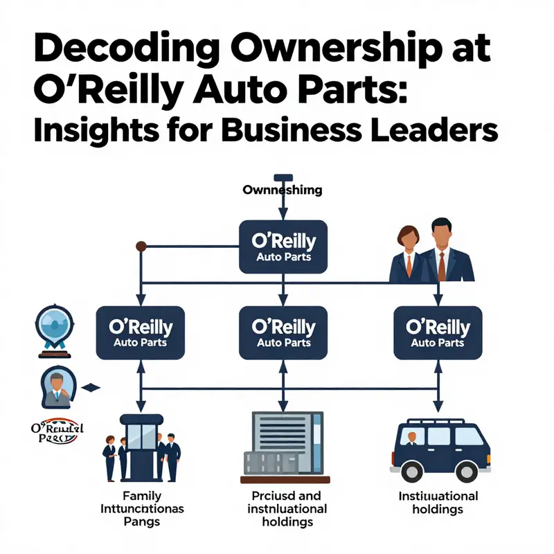 Ownership structure of O’Reilly Auto Parts highlighting family and institutional stakeholders.