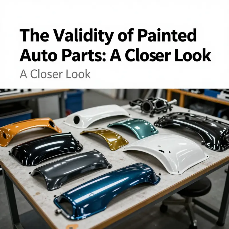 Exploring the diverse range of painted auto parts available and their quality standards.
