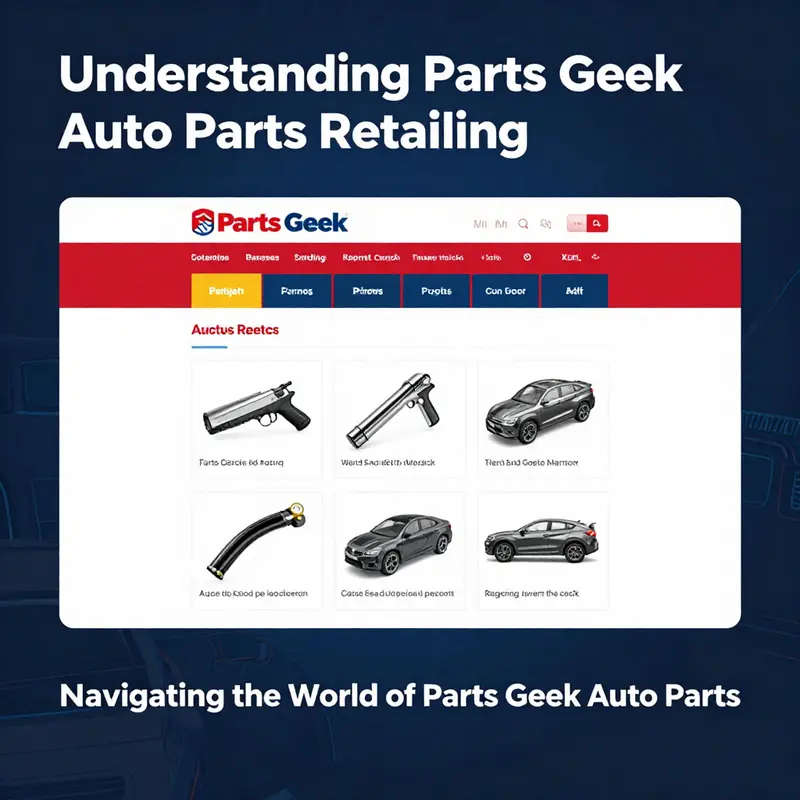 The Parts Geek online platform showcasing a wide array of auto parts available for consumers.