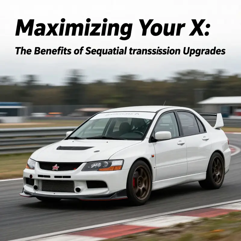 Variety of aftermarket components for Evo X sequential transmissions.