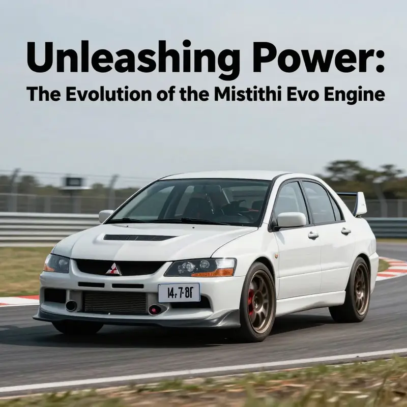 The technical evolution of the Mitsubishi Evo engine, showcasing the 4G63T’s innovative design.