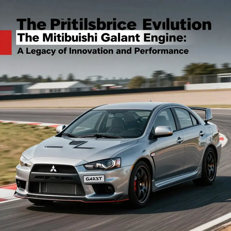 An early model of the Mitsubishi Galant revealing its classic engineering and performance-focused design.