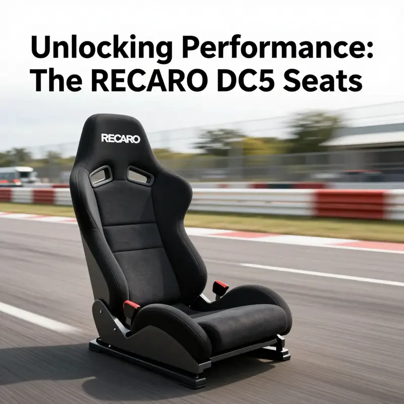 An ergonomic design that enhances driver comfort and support in the RECARO DC5 seat.