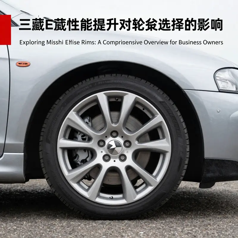 The 17-inch rims of the 1997 Mitsubishi Eclipse GSX, illustrating the design and specification updates from the second generation.