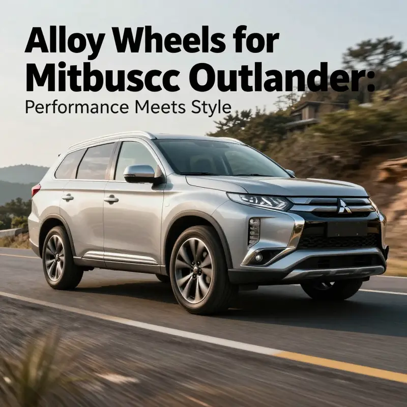 OEM alloy wheels enhance the Mitsubishi Outlander’s performance and aesthetic appeal.