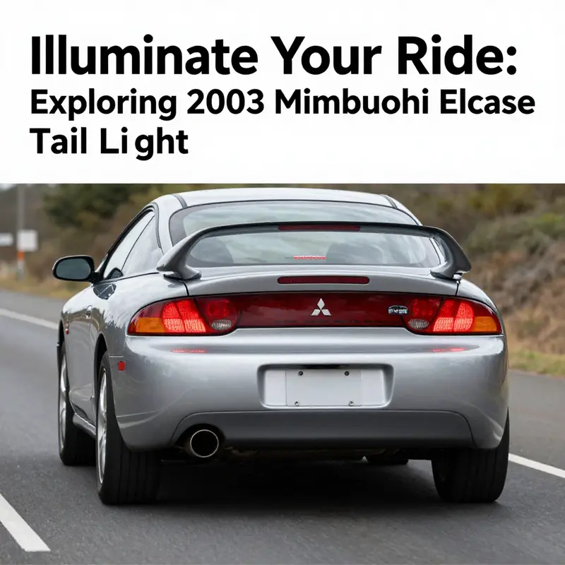 Various compatible tail light offerings for the 2003 Mitsubishi Eclipse.