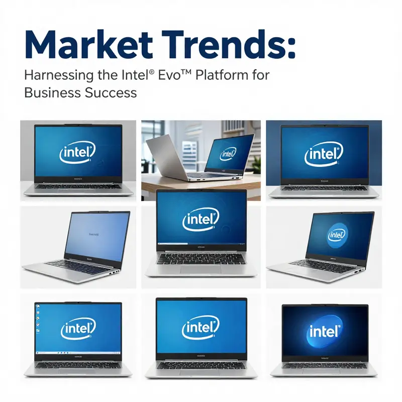 The Intel Evo platform enhances dashboards for superior business performance.