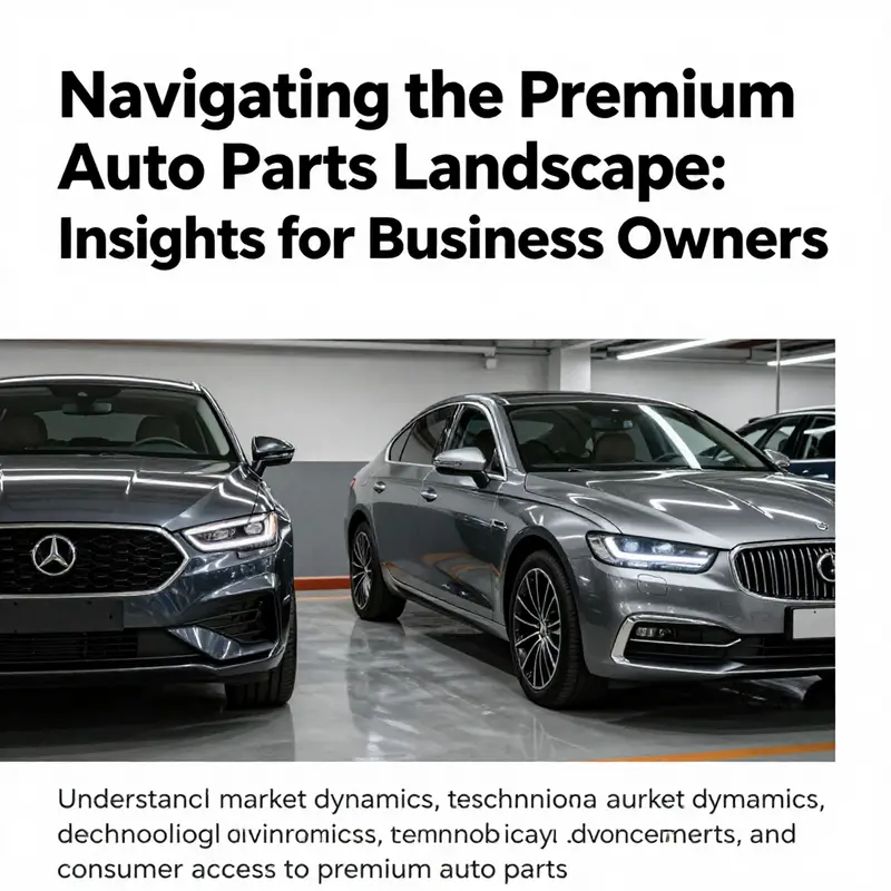 A cover image portraying the essence of the premium auto parts industry, showcasing quality and technological innovation.