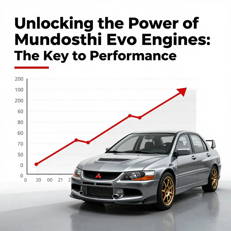 A collection of Mitsubishi Evo engines represents the variety available in the market.