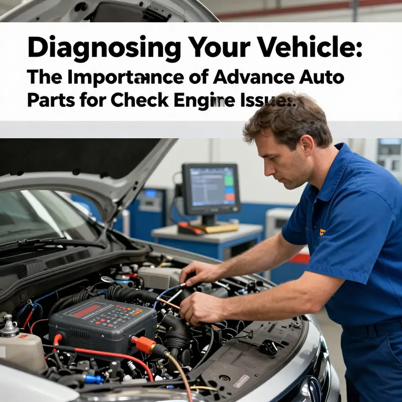 An overview of an Advance Auto Parts store highlighting their diagnostic services.