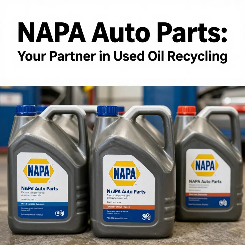 NAPA Auto Parts showcases its commitment to sustainability and recycling used oil.