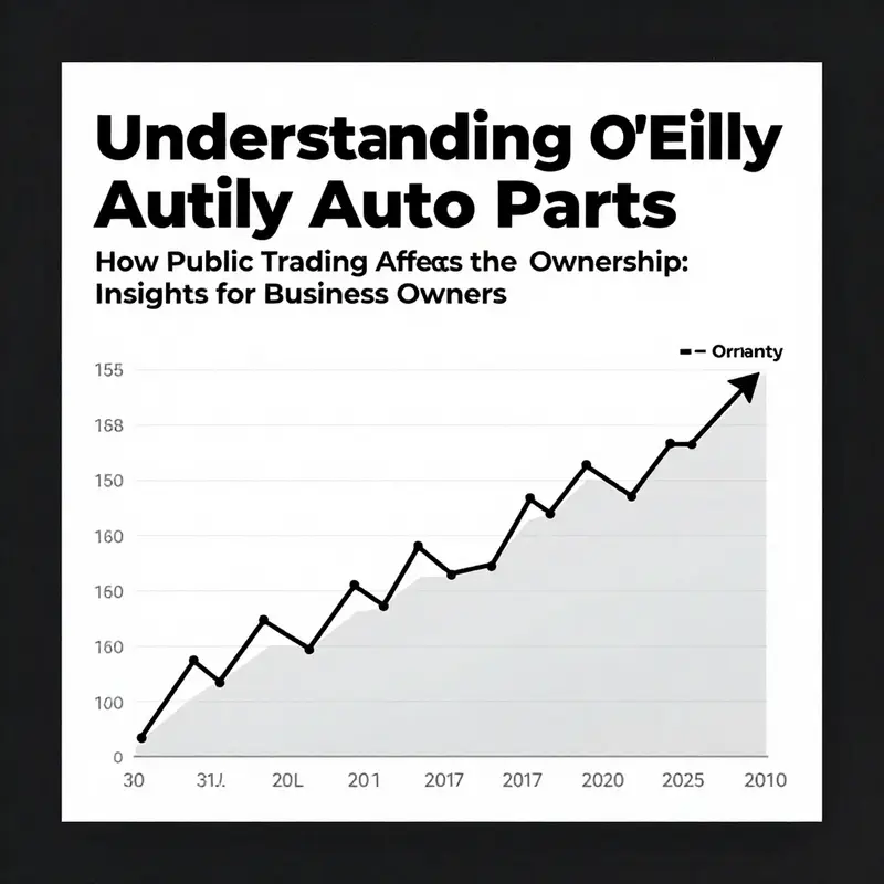 A visual representation of the ownership structure of O’Reilly Auto Parts, depicting key stakeholders.