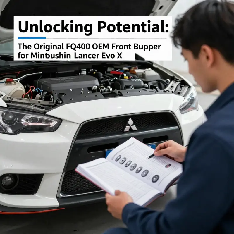 Availability of the Original FQ400 OEM front bumper in an auto parts warehouse.