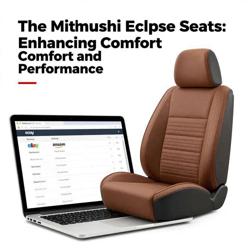 The high-quality design and materials of OEM seats specific to Mitsubishi Eclipse.