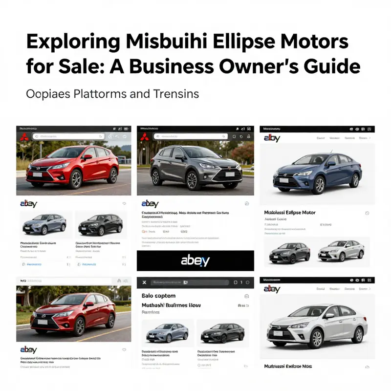 Market overview showcasing the pricing trends of various Mitsubishi Eclipse motors.