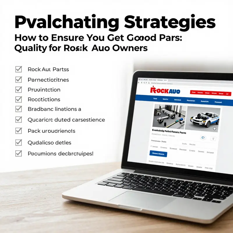 Mechanic evaluating the quality of Rock Auto parts in comparison to OEM components.